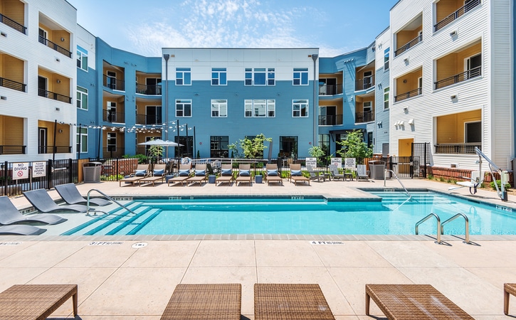 The Edition on Oberlin Raleigh NC Apartments and Townhomes Resort Style Pool